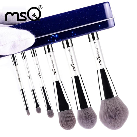 Charcoal Fiber Make Up Brush Set