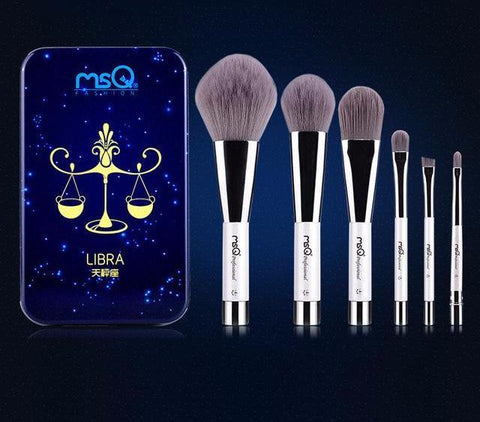 Charcoal Fiber Make Up Brush Set